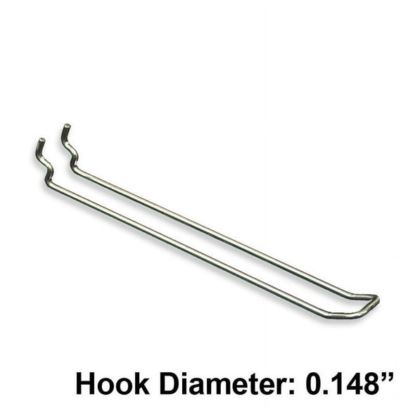Azar 701180 8-Inch Safety Loop Hooks, 50-Pack