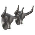 thumbnail image 1 of Elegant Artistic Animal Wall Hook 2Pcs Metal Construction For Hanging Backpacks Towels In Entryway Size, 1 of 5