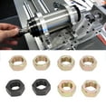 thumbnail image 1 of Thread Repair Tool, Heat Treated Carbon Steel Axle Spindle Rethreading Kit 8pcs Portable  for Vehicle Maintenance, 1 of 8