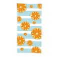 thumbnail image 2 of Cififendec Tropical Orange Bath Towel, Vibrant Oversized Travel Foldable Skin-Friendly Quick Dry Absorbent and Sandproof Beach Towel, Summer Essentials, 2 of 5