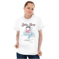 thumbnail image 4 of Betty Boop Winter Sports Skiing Short Sleeve Women's Graphic Tee Brisco Brands S, 4 of 6
