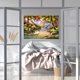 thumbnail image 5 of Cuadros Decorativos DIY Diamond Painting El ciervo en el bosque con diamantes redondos Likrtyny embutido en tela, 5 of 9