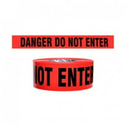 Presco 764-SB3102R10 3 in. x 1000 ft. 2 mil Danger Do Not Enter Barricade Tape, Red