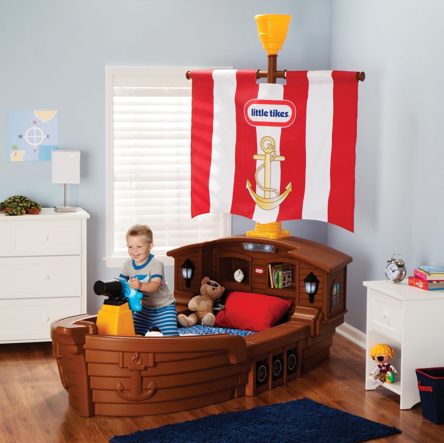 Lit Navire de pirate Little Tikes pour tout-petit