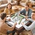 thumbnail image 7 of Floral Style Large Rubber Table Pad 31.5x31.5 Inch Mahjong Game Mat Anti-Skid Bottom Reduces Tile Noise for Game Room & Card Playing, 7 of 7