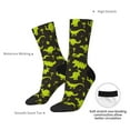 thumbnail image 4 of Disketp Cute Cartoon Dinosaurs Unisex Crew Socks Lightweight Breathable Ventilation Ankle Socks, Mid-calf socks for Daily, 4 of 6