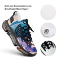 thumbnail image 4 of Oil Painting Greece Island On Canvas Walking Shoes for Men Woman Lightweight Tennis Fashion Elastic Sports Shoes Cushion Basketball Shoes, 4 of 7