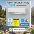 thumbnail image 4 of Harigal 24000 BTU Ductless Mini Split Air Conditioner & Heater with 2 Ton Heat Pump, Includes Installation Kit, 4 of 10
