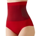 thumbnail image 4 of VISALY Women 3 Pack High Waisted Tummy Control Panties Postpartum Slimming Waist Trainer Shapewear Seamless High Waist Panties High Waisted Underwear High Waist Underpants Thigh Slimmer Colorful 4Xl, 4 of 9
