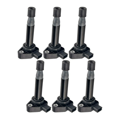 Set of 6 Ignition Coils For 1999-2008 Acura TL 3.2L V6 Compatible with UF242 (Best Coil For Etrac)