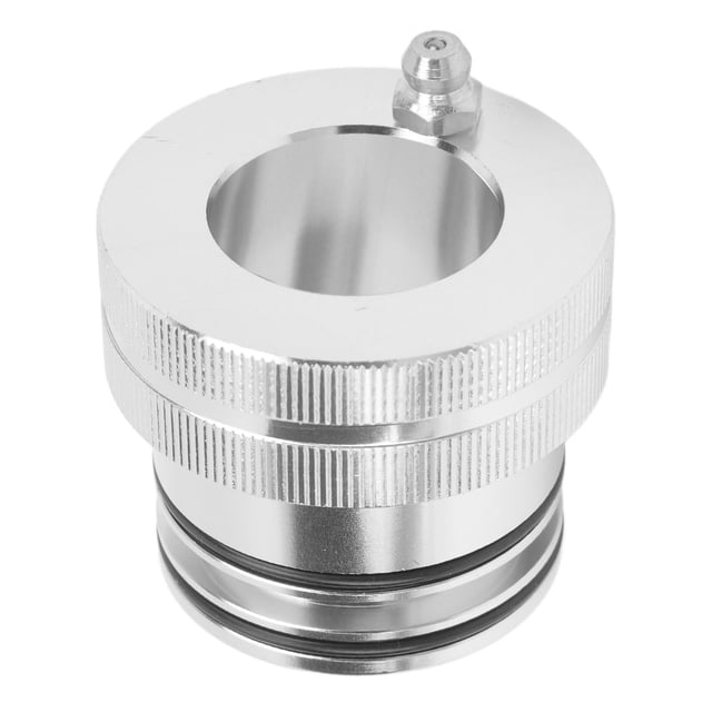 Outil de Graissage pour Roulements de Roue, Graisseur de Roulements de Roue en Aluminium Moleté, Outil de Graissage à Anneau en O de Remplacement pour VTT UTV