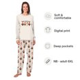 thumbnail image 2 of Merry Cluck-Mas Chicken Christmas Pajamas For Family And Dog, Funny Farm Holiday PJs, Plus Sizes, With Pockets, 2 of 7