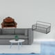thumbnail image 2 of Muebles En Miniatura, Sofá, Silla Y Cesta Colgante De Pared, Estante Flotante, Organizador De Metal Para Micropaisaje, Decoración De Cocina, Baño Y Sala De Estar., 2 of 8