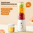 thumbnail image 4 of Homerr Juicing Cup Rechargeable Juicer 450ML Electric Portable Blender USB Rechargeable, High-Speed Blade, Ideal for Juicing, 4 of 9