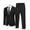 Black One, variant on COOFANDY Men's 2 Piece Suits Classic Fit 2 Button Dress Suits Tuxedo Jacket Blazer Suit for Wedding Dinner Prom