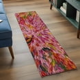 thumbnail image 3 of Watercolor Dahlia 2'x6' Runner Rugs for Hallway Kitchen Bedside Non Slip, Floral Modern Abstract Oil Painting Art Entryway Rug Runners with Rubber Backing, Long Carpet Runner for Laundry Room, 3 of 8