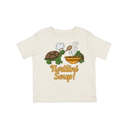 

Inktastic Turtlini Soup with Cute Turtle Chefs Gift Toddler Boy or Toddler Girl T-Shirt