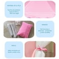 thumbnail image 2 of Castillo Infantil Princesas Little monkey Tienda Armable Rosa, 2 of 5