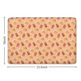 thumbnail image 5 of Orange Christmas Gingerbread Man Flannel Non Slip Door Rugs,Washable Door Mats Indoor,Decorative Door Mats,Dirt-Resistant and Absorbent Doormat for Entrance,Bedroom,Kitchen,Bathroom,23.5"x16", 5 of 5