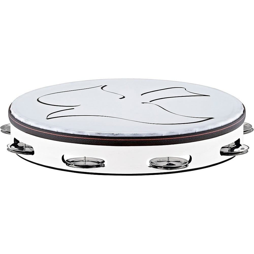 Meinl Gospel Praise and Worship Church Tambourine with Synthetic Head and Steel Jingles