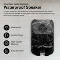 2in1 Shower Bluetooth Speaker Waterproof, Splash Proof IPX4, Wine