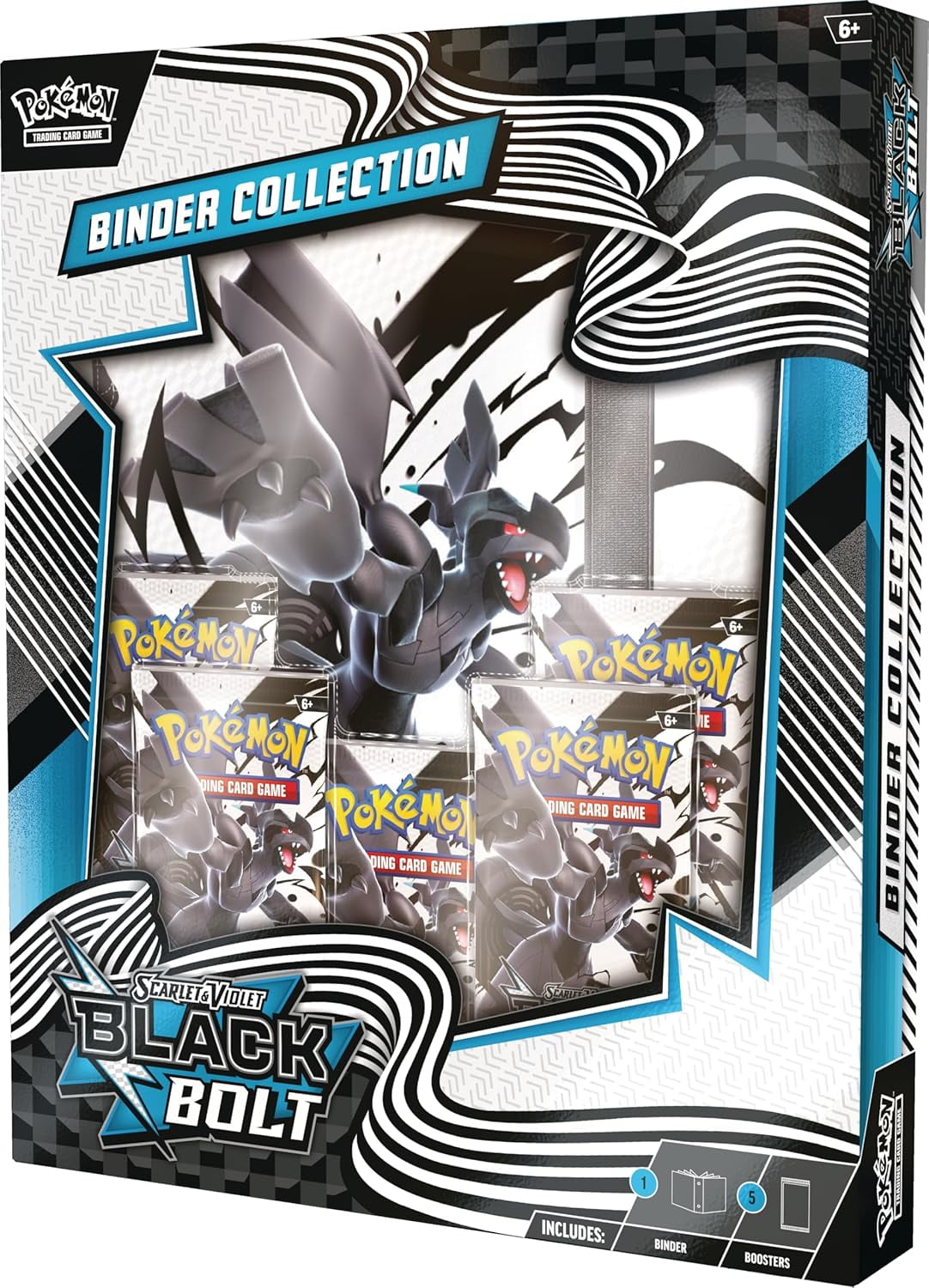 Pokemon TCG Scarlet & Violet 10.5 Black Bolt Binder Collection Box