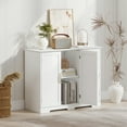 thumbnail image 4 of Gymax 40'' Sideboard Buffet Cabinet Modern Kitchen Storage Organizer w/ 2 Drawers White, 4 of 9