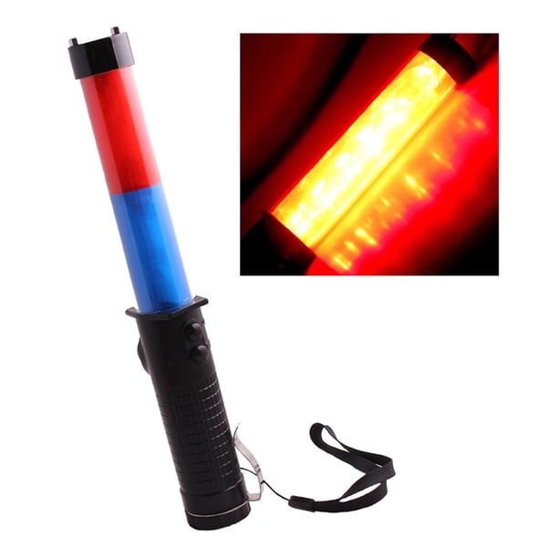 Bastón de seguridad del tráfico Sharpla Varita de tráfico LED Rojo y azul