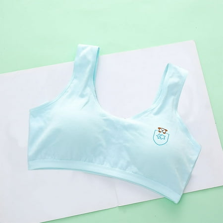 ATOGUTA Training Bra for Girls 12-16 Cotton Cami Crop Bralette Sports Bras for Kids