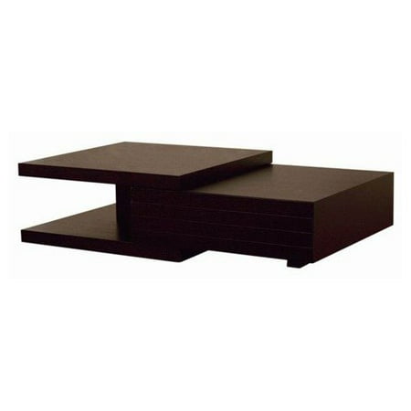 Wholesale Interiors Leonardo Coffee Table in Wenge Color