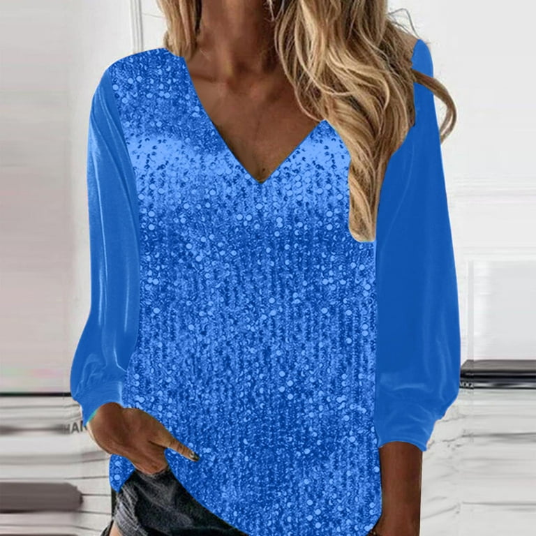 Royal blue dressy blouse online