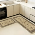 thumbnail image 5 of Non Slip Kitchen Rugs Sets of 3 Washable Kitchen Mats for Floor, Kitchen Runner Rug Soft Thick Floor Mat Set Kitchen Carpet Rugs for Hallway, Laundry, Entryway, 5 of 12