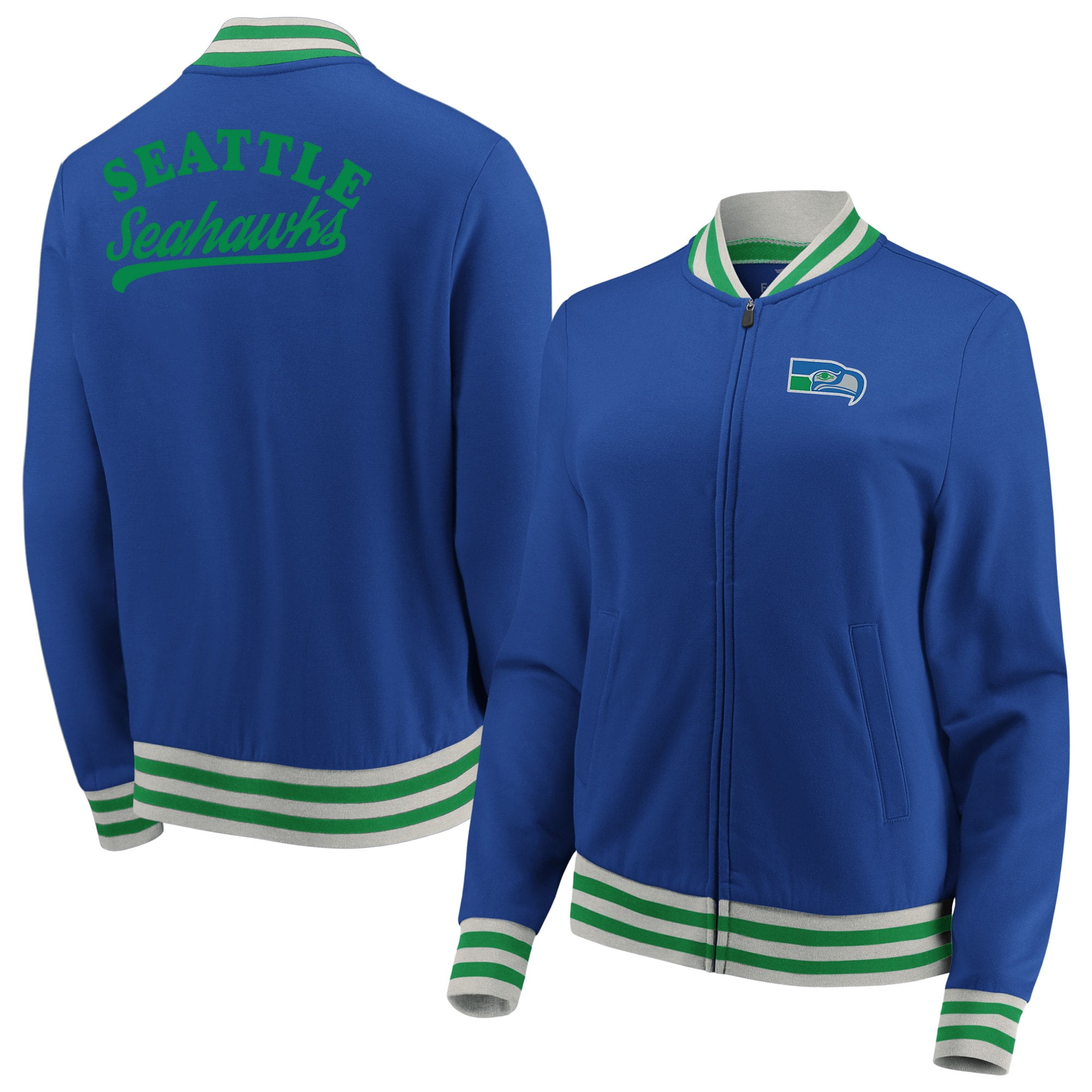 Seattle Seahawks Fanatics Branded Women's Legendary Strength FullZip
