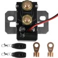 thumbnail image 1 of Remote Battery Disconnect Switch 12V DC 500A Battery Cut Off Switch Anti-Theft Battery Kill Switch with 2 Remote Control, 1 of 10