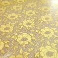 thumbnail image 1 of Metallic Carnation Floral Brocade Fabric 60" Sold By the Yard in Many Colors (Ivory / Gold), 1 of 3
