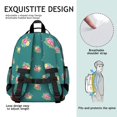 thumbnail image 5 of Pioneer Flower Floral Print Pattern Backpack for School, Cute School Bag with Adjustable Shoulder Straps and Padded Back, 15.25"x11.5"x5.25", 5 of 5