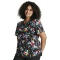 thumbnail image 4 of Cherokee Prints Scrubs Top For Women V-Neck Print CK652, 4 of 5