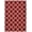 RED, variant on Eclectic Essentials Red Moroccan Trellis Area Rug