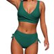 thumbnail image 1 of Cómodo traje de baño de dos piezas de vendaje de bikini sin espalda sólido para mujer Conjunto de ropa de playa OAVQHLG3B Store lin121212, 1 of 4