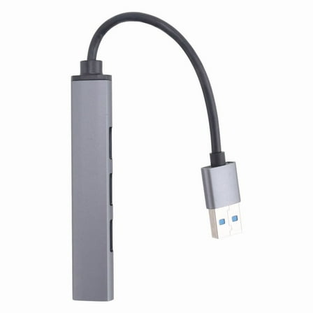 4 Ports USB Hub Splitter Multi Hub USB to USB 3.0 Adapter USB Several Ports Power Adapter,1 x 4-port USB splitter,Gray