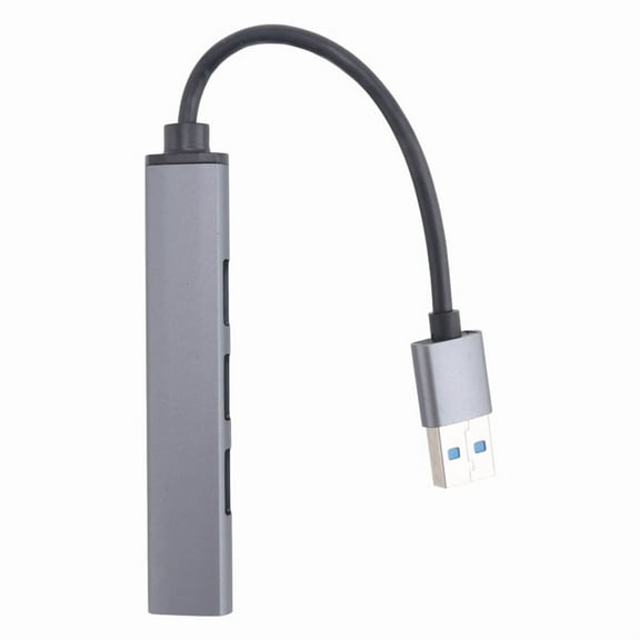 4 Ports USB Hub Splitter Multi Hub USB to USB 3.0 Adapter USB Several Ports Power Adapter,1 x 4-port USB splitter,Gray