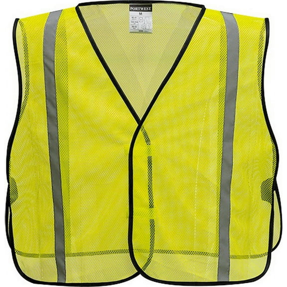 Portwest US390 Economy Non ANSI Mesh Vest Yellow