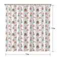 thumbnail image 5 of Princess Castle Pattern Shower Curtain 72"x72" ,Bathroom Decorative Shower Curtains Set with 12 Hooks,Modern Waterproof Washable Shower Curtain, 5 of 6