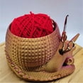 myvepuop Dragon Egg Yarn Bowl For Knitting Crochet Yarn Bowl For