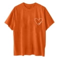 thumbnail image 4 of Women T-Shirt Casual Daily Shirts Cozy Short Sleeve Loose Tee Tops, 4 of 4