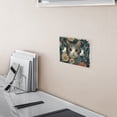 thumbnail image 5 of Yayeee Toggle Light Switch Wall Plate 2-Gang 4.56"x4.48" Decorative Outlet Cover, Flowers Cat, 5 of 7