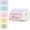 Pastel, variant on 2"x2" Holographic Thermal Labels, 300 count Scalloped Square Sticker Paper for Small Business, Custom Logo, Thank You, Glitter Rainbow Effect, (5 Colors, Not Pre-Printed)