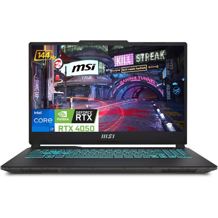 MSI Cyborg 15.6" Gaming Laptop, Intel Core i7-13620H, 32GB DDR5 RAM, 1TB SSD, NVIDIA GeForce RTX 4050 Graphics, Windows 11 Home