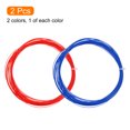 thumbnail image 3 of Uxcell 10M 0.75mm High Elastic Nylon Badminton Racket String Racquet Line, Red/Blue 2 Pack, 3 of 6