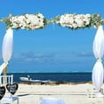 thumbnail image 6 of Hanging Floral Swag Wedding Arch Flowers Garland Artificial Rose Rattan for Wall 8, 6 of 9